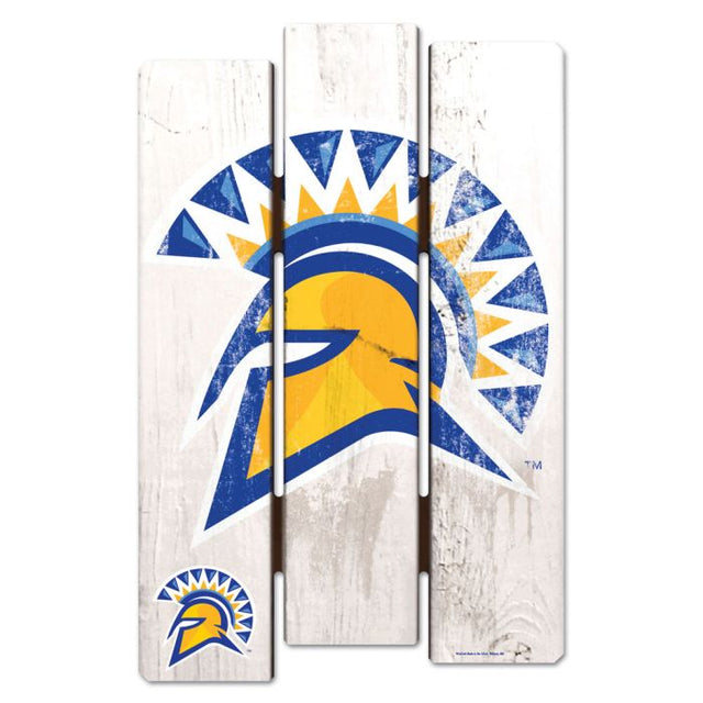 San Jose State Spartans Wood Fence Sign