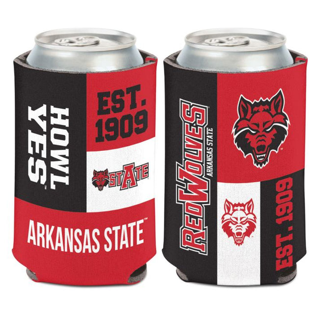 Enfriador de lata Arkansas State Red Wolves de 12 oz.