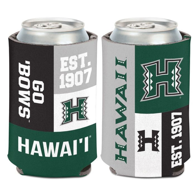 Enfriador de latas Hawaii Warriors de 12 oz.