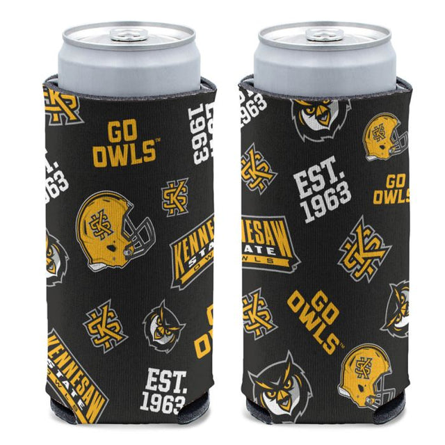 Kennesaw State Owls 12 oz Slim Can Cooler