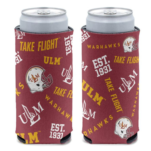 Louisiana - Monroe War Hawks 12 oz Slim Can Cooler