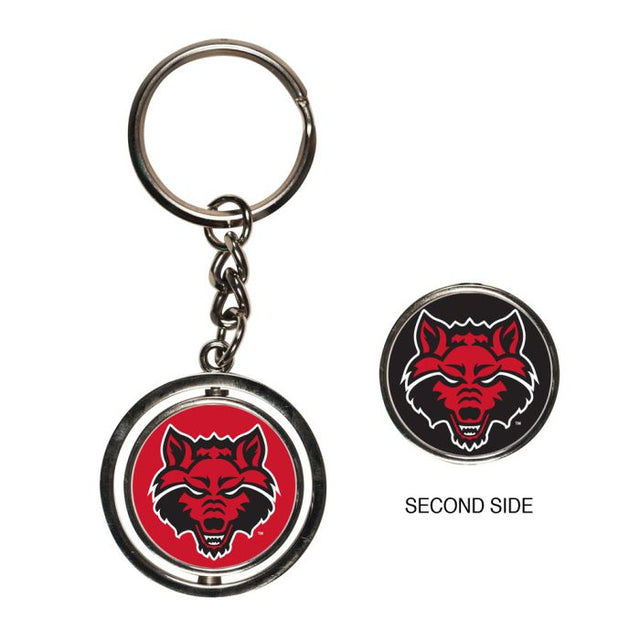 Arkansas State Red Wolves Spinner Key Ring