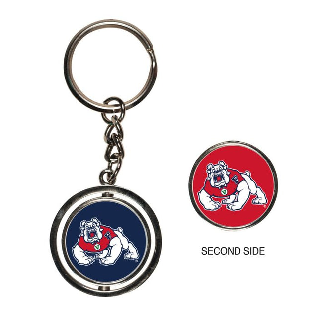 Fresno State Bulldogs Spinner Key Ring