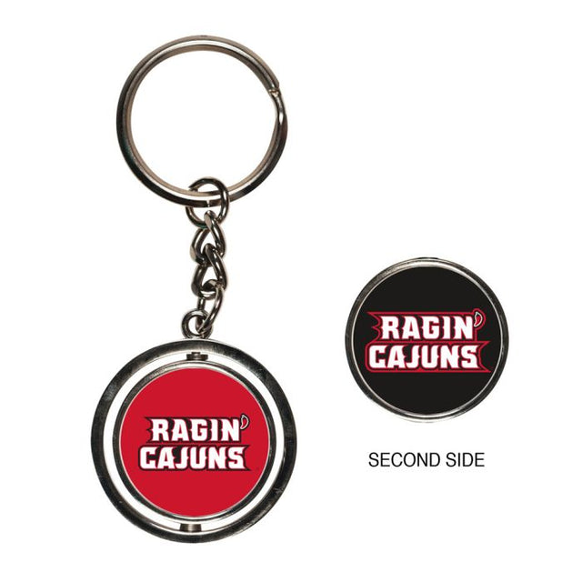 Louisiana - Lafayette Ragin Cajuns Spinner Key Ring