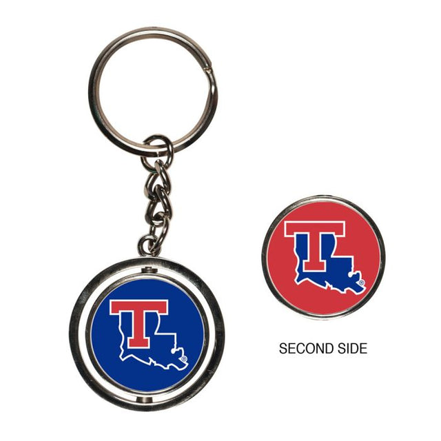 Llavero giratorio de Louisiana Tech Bulldogs