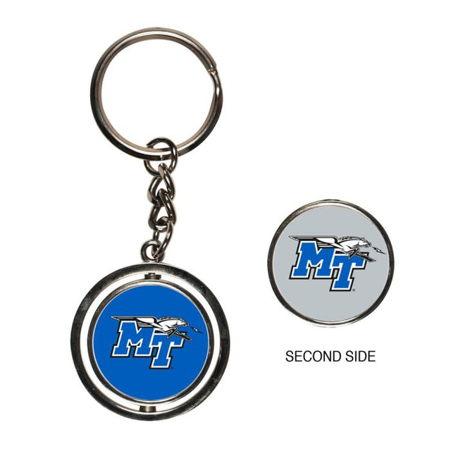 Middle Tennessee State Blue Raiders Spinner Key Ring