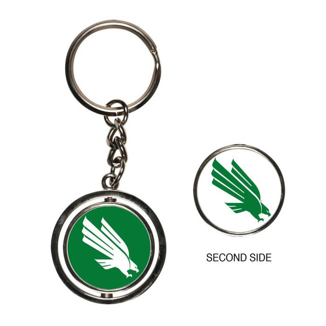 North Texas Mean Green Spinner Key Ring