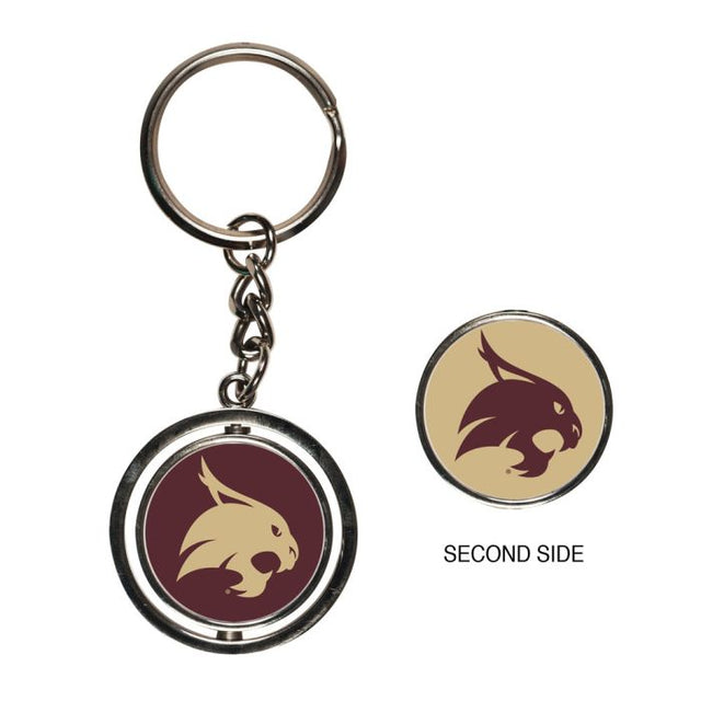 Texas State Bobcats Spinner Key Ring