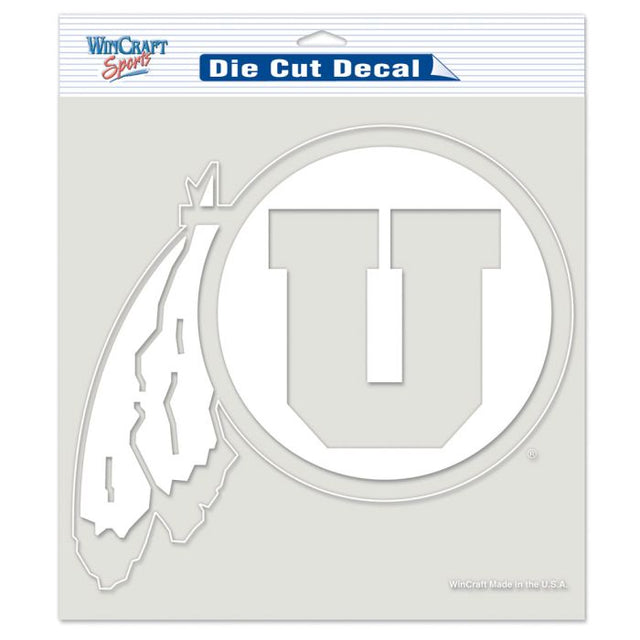 Utah Utes Perfect Cut Decals 8" x 8"