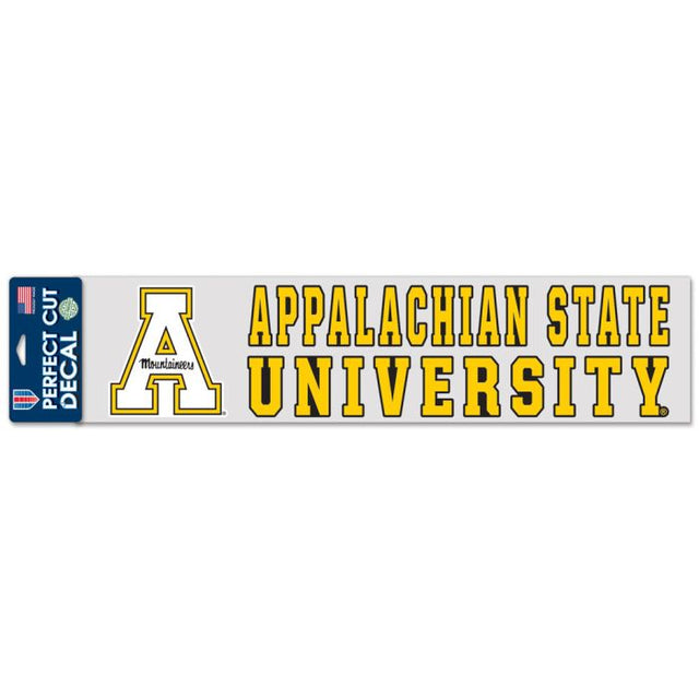 Appalachian State Mountaineers Perfect Cut Decals 4" x 17"