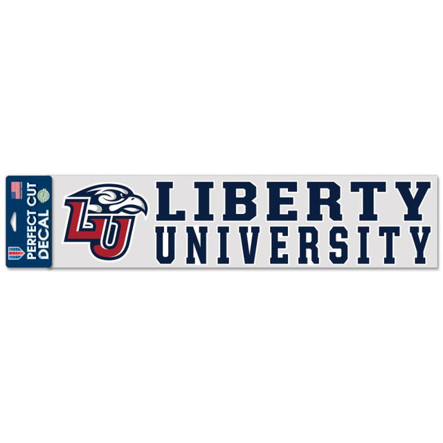 Liberty Flames Perfect Cut Decals 4" x 17"