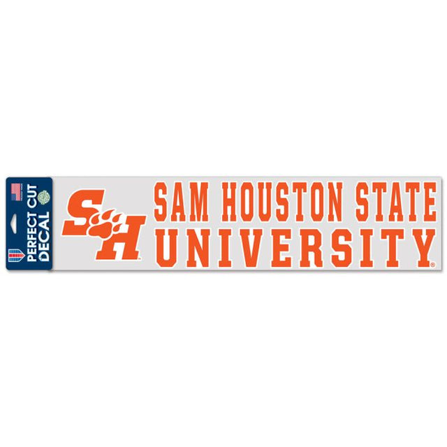 Sam Houston State Bearkats Perfect Cut Decals 4" x 17"