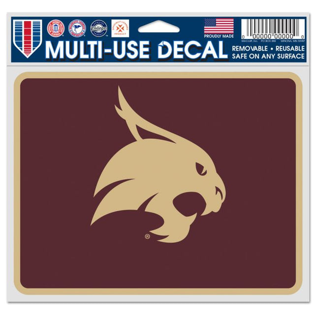 Texas State Bobcats Fan Decals 5" x 6"