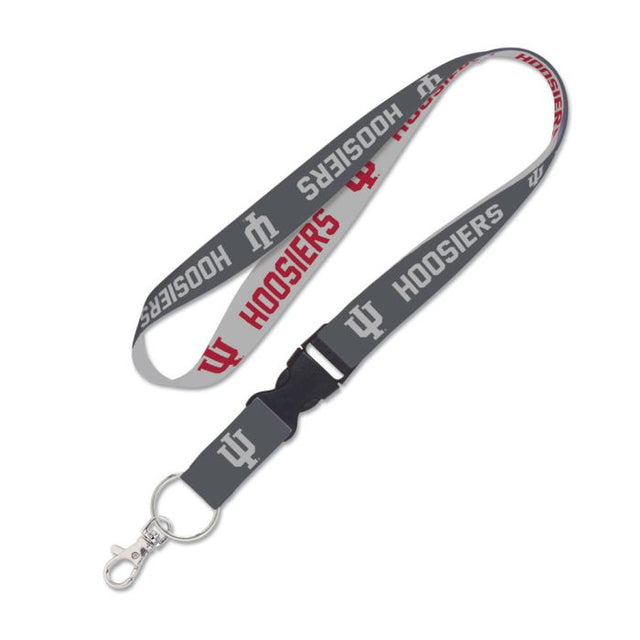 Indiana Hoosiers Lanyard w/detachable buckle 1"