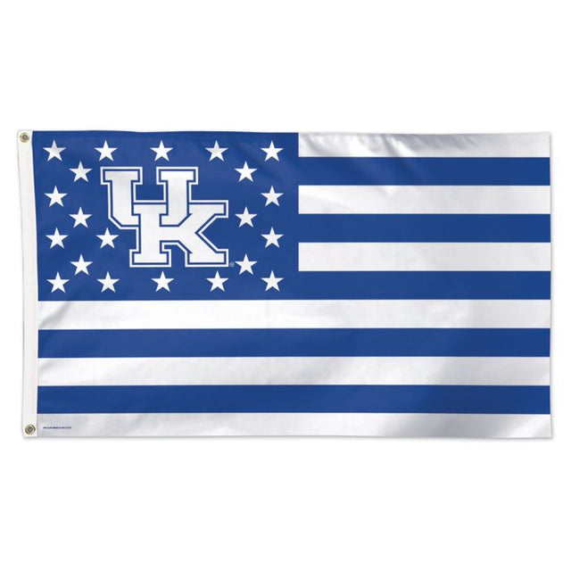 Bandera de Kentucky Wildcats con estrellas y rayas - Deluxe 3' X 5'