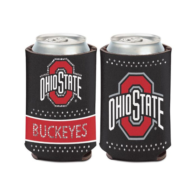 Enfriador de lata Bling de Ohio State Buckeyes de 12 oz.