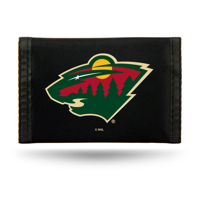 Cartera de nailon con tres pliegues Minnesota Wild