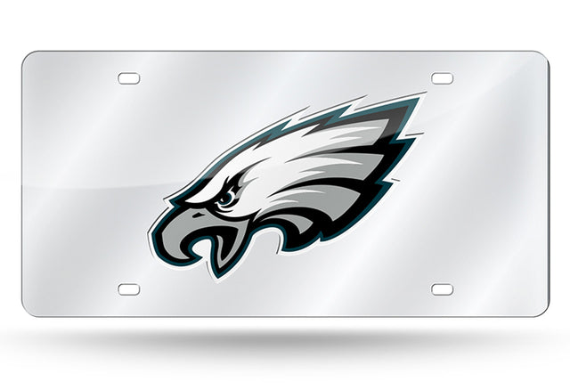 Matrícula de los Philadelphia Eagles cortada con láser en color plata