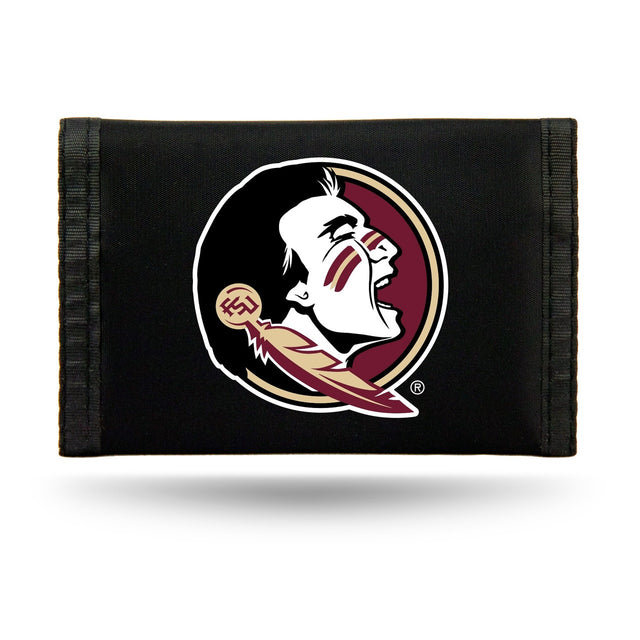 Cartera de nailon con tres pliegues de los Florida State Seminoles