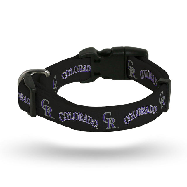 Collar para mascotas de Colorado Rockies, talla L