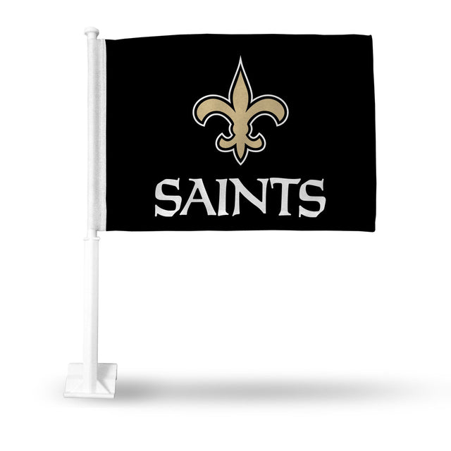 Coche con la bandera de los New Orleans Saints