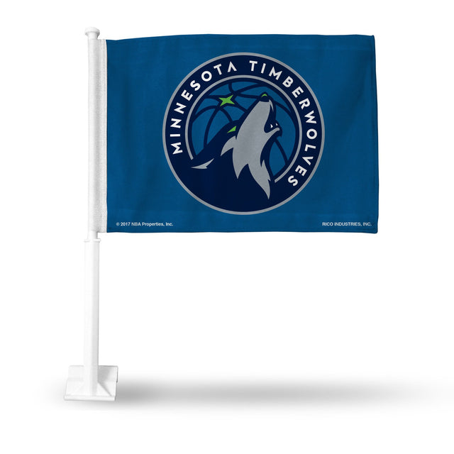 Minnesota Timberwolves Flag Car