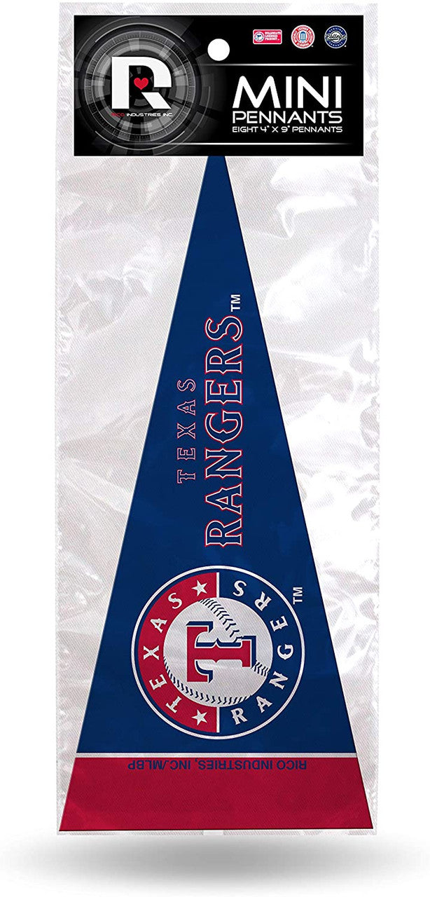 Texas Rangers Pennant Set Mini 8 Piece