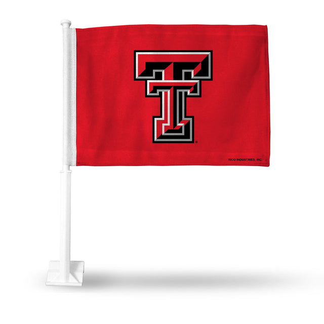 Auto con bandera de los Texas Tech Red Raiders