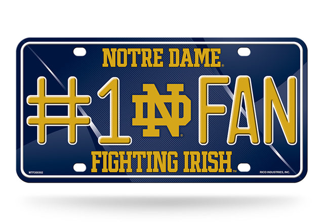 Matrícula de aficionado número 1 de Notre Dame Fighting Irish