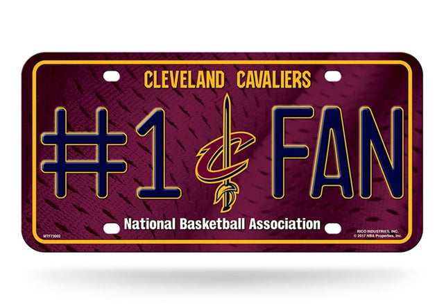 Cleveland Cavaliers License Plate #1 Fan C Logo