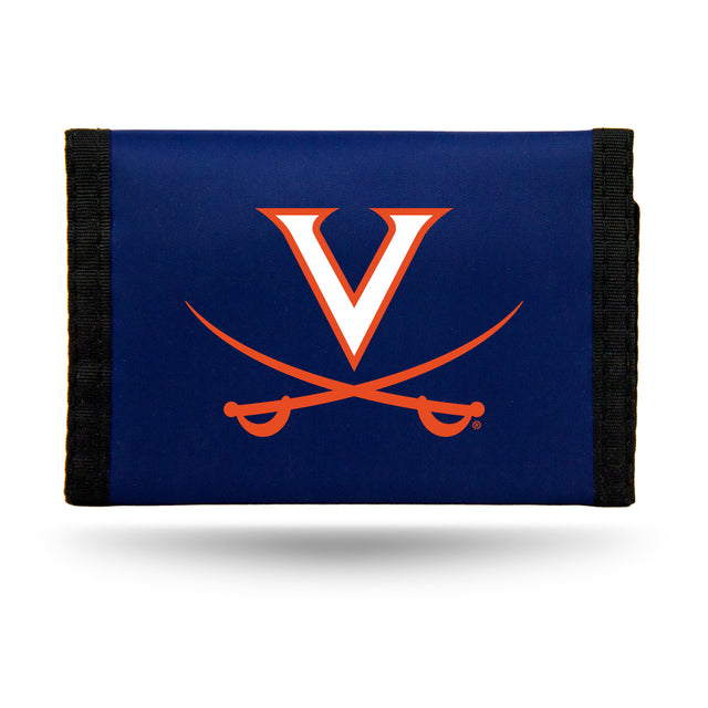 Cartera de nailon con tres pliegues de los Virginia Cavaliers