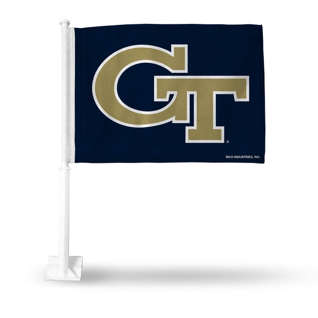 Auto con bandera de los Yellow Jackets de Georgia Tech