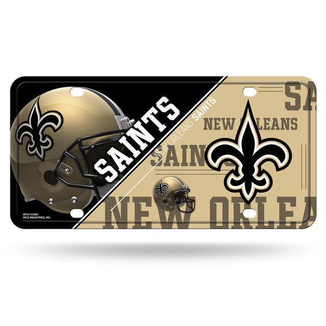 Matrícula de metal de los New Orleans Saints