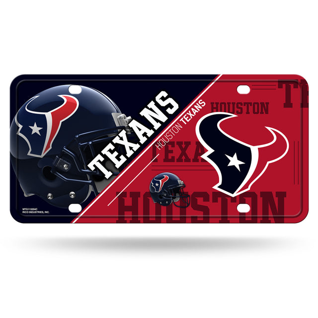 Matrícula de metal de los Houston Texans