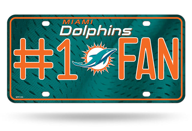 Matrícula de los Miami Dolphins n.° 1 Fan