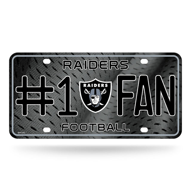 Matrícula de los Raiders de Las Vegas n.° 1 Fan