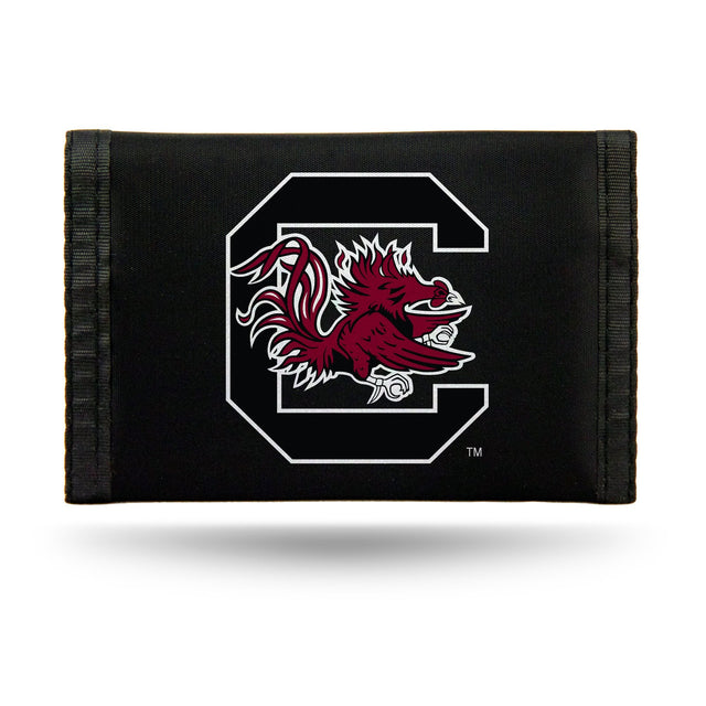 Cartera de nailon con tres pliegues de los South Carolina Gamecocks