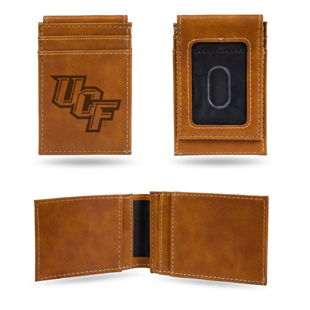 Central Florida Knights Wallet Front Pocket Laser Engraved