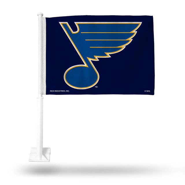 Coche con la bandera de los St. Louis Blues