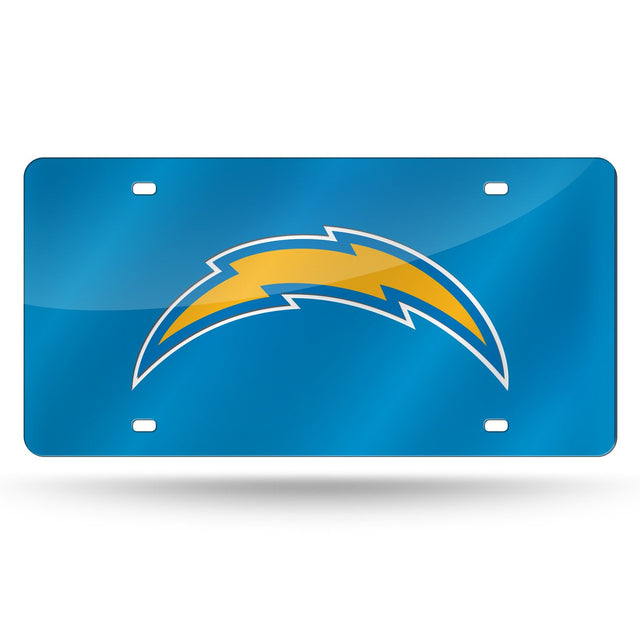 Matrícula de Los Angeles Chargers cortada con láser en color azul