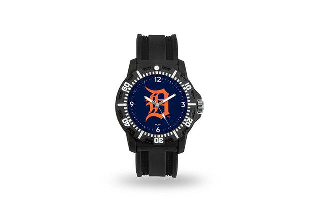 Reloj para hombre modelo 3 de Detroit Tigers con correa negra