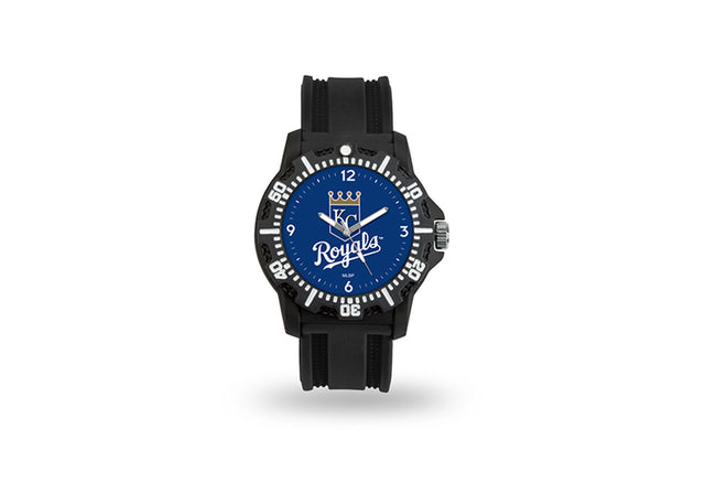 Reloj para hombre modelo 3 de los Kansas City Royals con correa negra