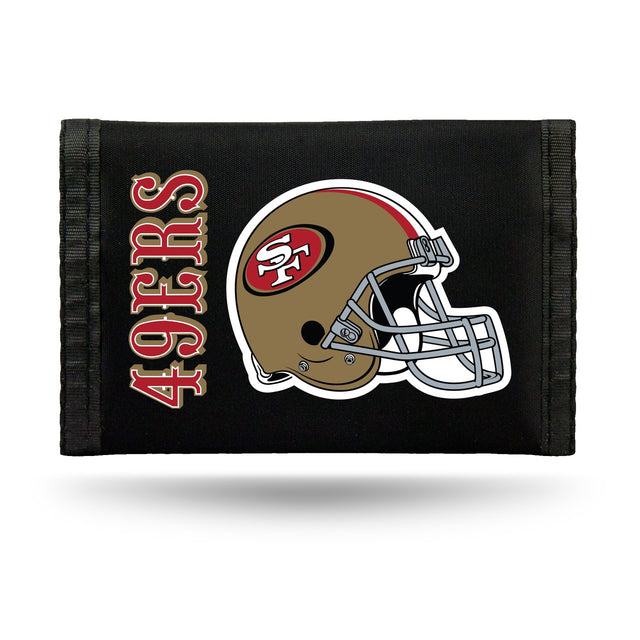 Cartera de nailon con tres pliegues de los San Francisco 49ers