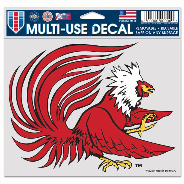 Jacksonville State Gamecocks Multi-Use Decal -Clear Bckrgd 5" x 6"