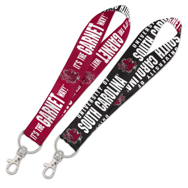 South Carolina Gamecocks Lanyard Key Strap 1"