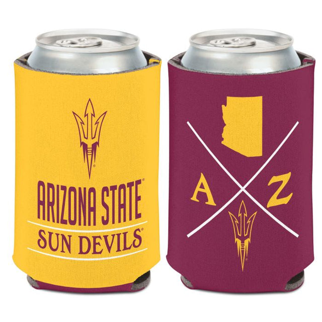 Enfriador de lata de 12 oz de Arizona State Sun Devils.