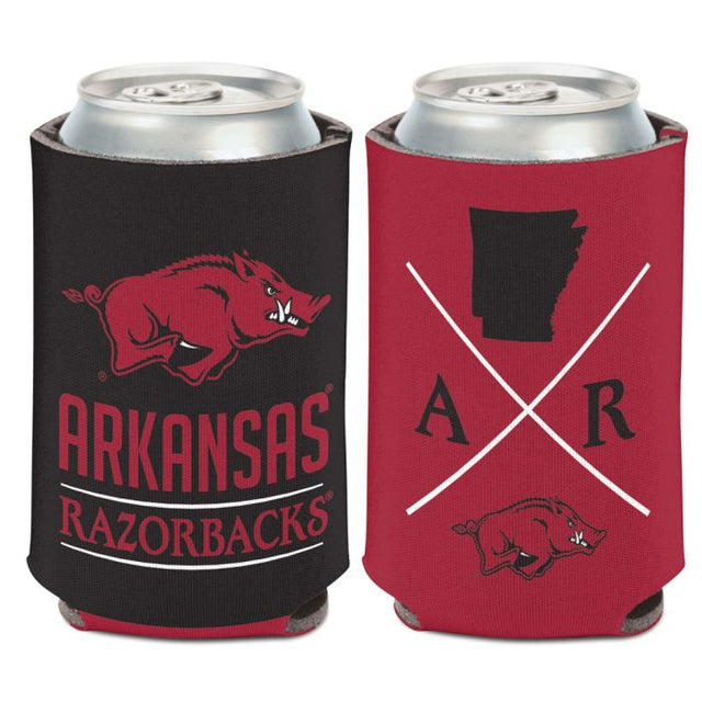 Enfriador de lata Arkansas Razorbacks de 12 oz.