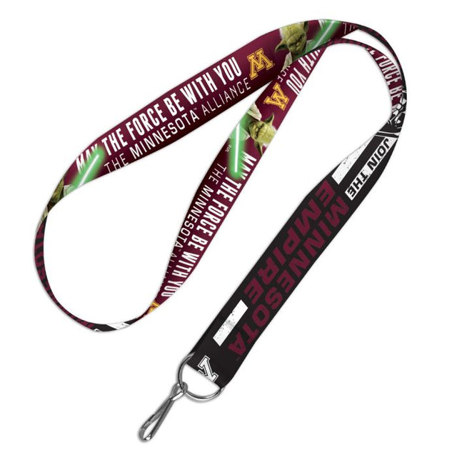 Minnesota Golden Gophers / Star Wars VADER YODA Lanyard 1"