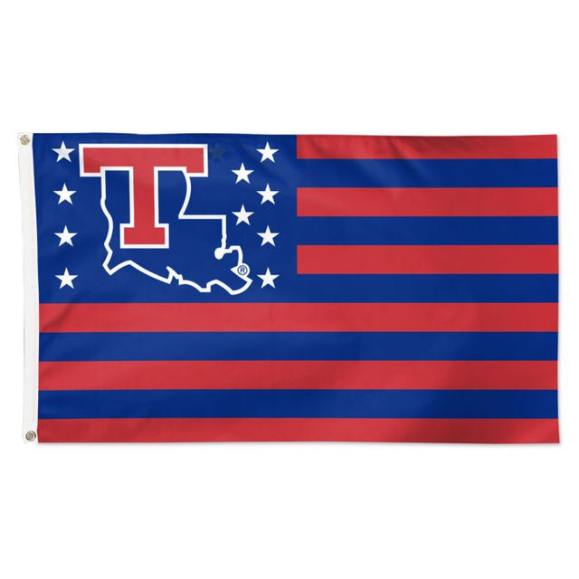 Louisiana Tech Bulldogs / Stars and Stripes AMERICANA STARS&amp;STRIP Flag - Deluxe 3' X 5'