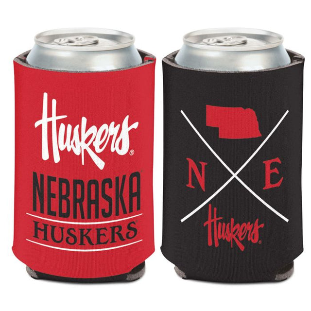 Enfriador de lata HIPSTER de Nebraska Cornhuskers de 12 oz.